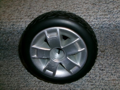 10 X 3 Rear Wheel 6 Spokes Siver Rim for Jazzy Select Blemished  #6307