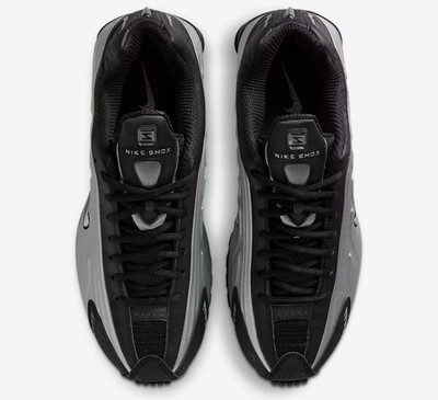 Nike Shox R4 Shoes Metallic Silver Black Men's | Size 6 - 15 | eBay