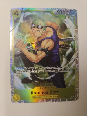 #ad Roronoa Zoro OP15 113 OP15 EB04 Adventure on Kami#x27;s Island Foil NM $4.10
