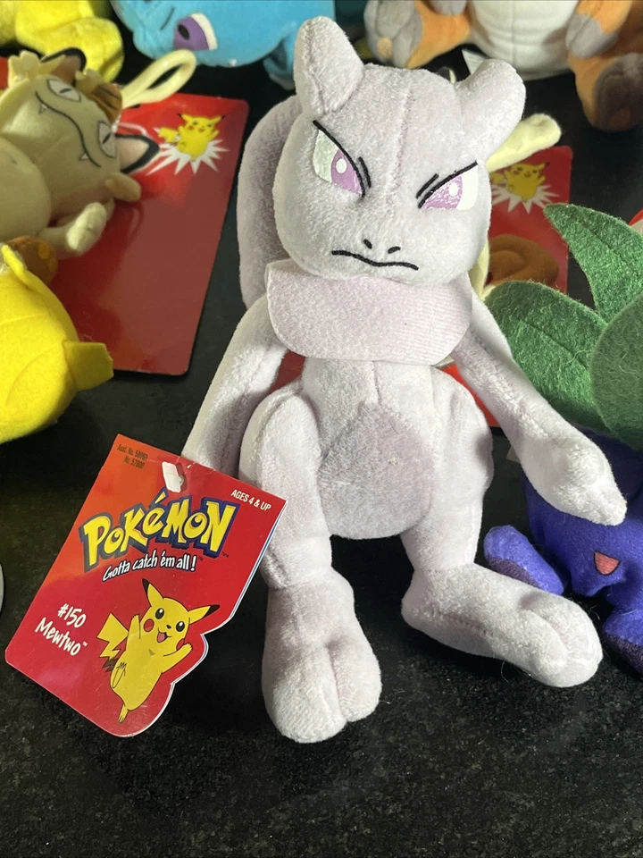 ¡Lote de peluches Pokémon vintage! Nuevo con etiquetas, gorro, blockbuster, clip de personaje Foto 4 de 4