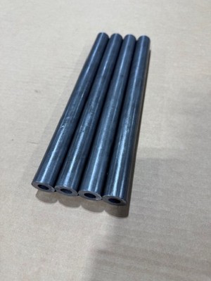 (4 PCS) 1'' OD x 1/4'' Wall DOM Seamless Round Tube x 12'' Long, Mild Steel Tube
