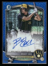 #BMA-BE Brady Ebel 2025 Topps /150 Blue Mojo Autograph