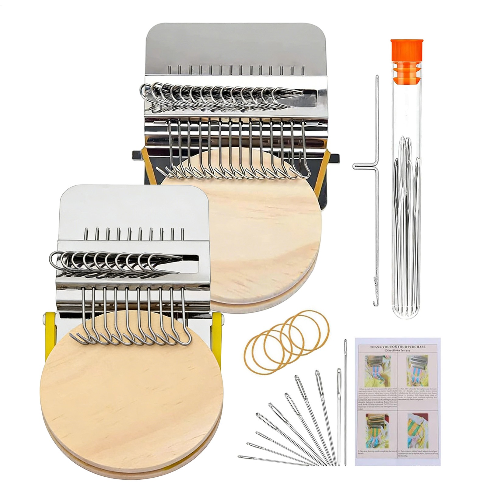 Knitted Patch Maker 2.0 Set, Beginner Clothing Small Sewing Weaving Supplies