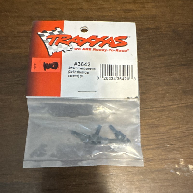 Traxxas 3642 Shoulder Screws 3x12 Attachment Screws 6-Pack