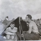 1942 Fort Jackson Training Camp Ww2 Original Photograph - Getting Cleaned Up