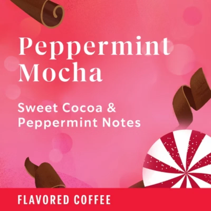 Starbucks Peppermint Mocha Flavored Light Roast Ground Coffee - 11oz - Image 2 of 4