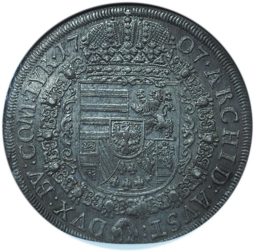 1707 Austria Joseph Thaler Uncirculated NGC - Full Mint Luster & Stunning! - Picture 4 of 5