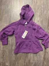 Gymboree Girl Purple Hooded Jacket Skirt XS 4 New NWT