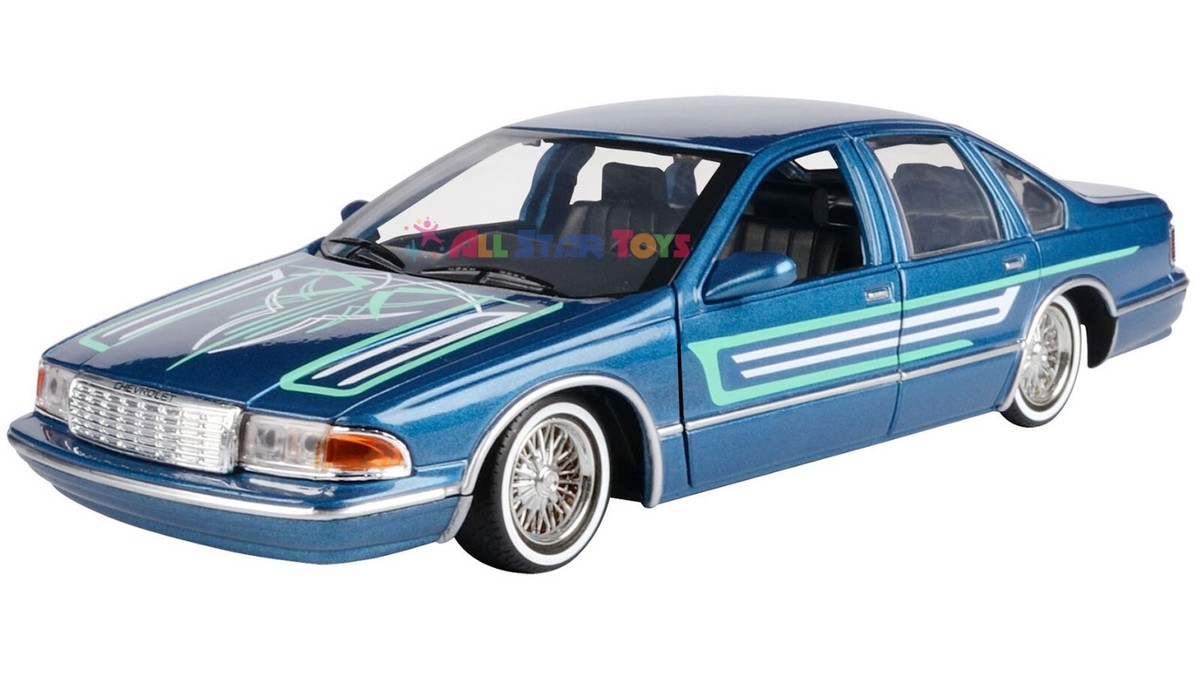1993 CHEVY CAPRICE LOWRIDER 1/24 DIECAST CAR MOTOR MAX 79022WLBU