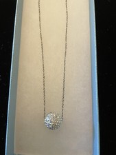Touchstone Crystal Aurora Boreal Pave Necklace BNIB 