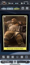 Topps Star Wars Digital Card Trader Tier 7 - Black Grummgar & Bazine S5 Base