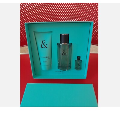 Tiffany & Co Love For Him 90ml EDT, 100ml Shoŵer Gel, 5ml Mini