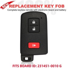 Fits Toyota Tundra Tacoma 4runner Sequoia Keyless Remote Key Fob Hyq14fbb-0010