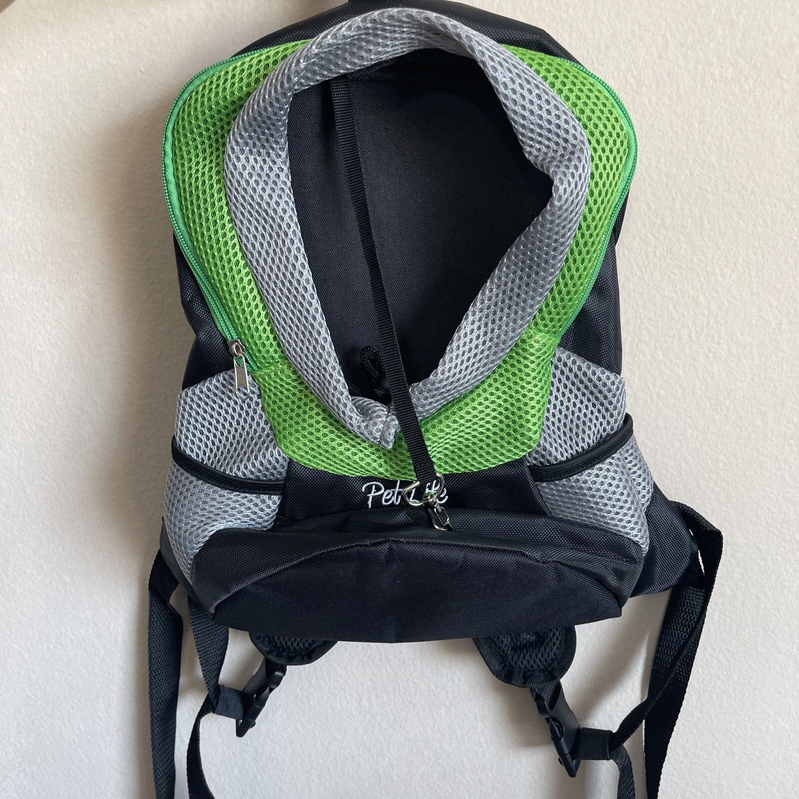 Neuf avec étiquette pack d'écorce Pet Life On The Go transporteur d'animaux de compagnie de voyage suprême   taille unique (vert)