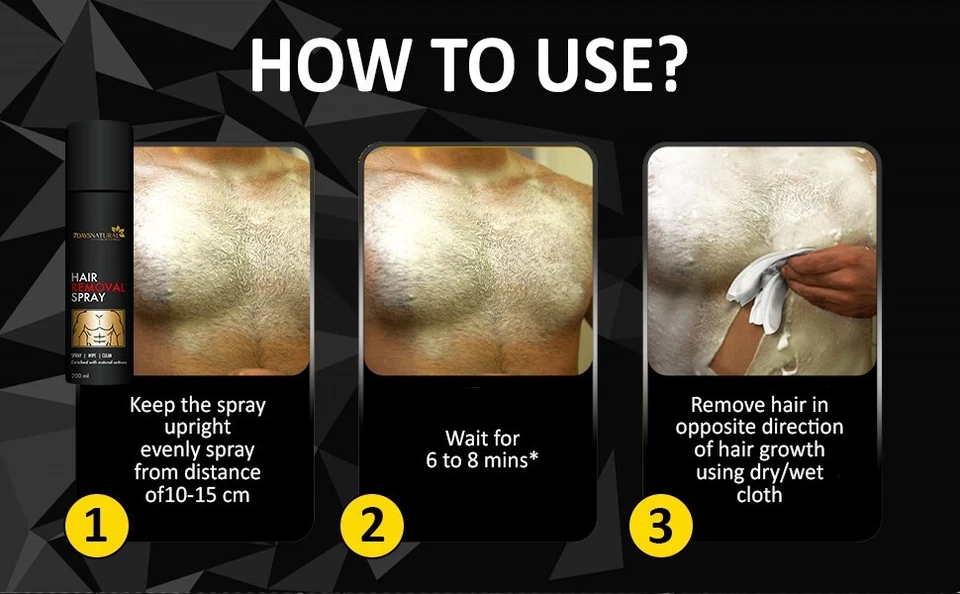 Spray Depilatorio Hombre y Mujer 200ml ENVÍO GRATUITO Foto 2 de 4