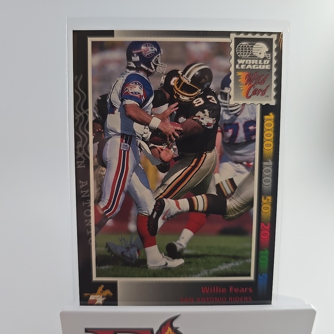 1992 Wild Card World League - #18 Willie Fears San Antonio Riders