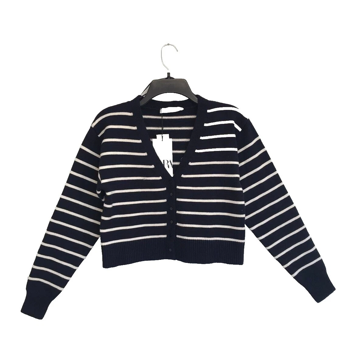 Zara Women's Striped Cardigan Sweaters