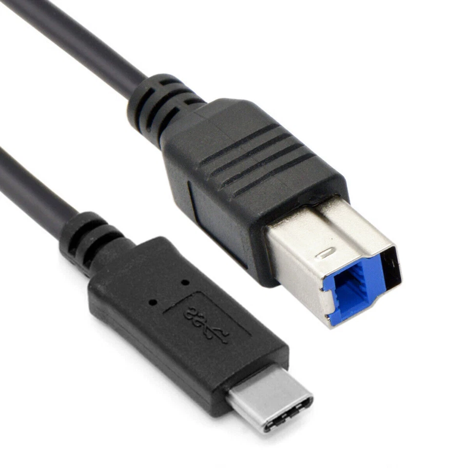 USBC USB 3.1 Type C Male Connector to USB Standard B Male Data Cable for Macbook - Image 3 of 4