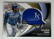 2022 Topps Series 2 Batting Helmet Commemorative Relics Salvador Perez #BH-SP