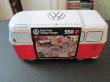 Volkswagen  Bus Metal Tin w/ Puzzle 550 pc new