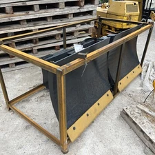 Skid steer 84 inch v blade snow plow Cat Case Bobcat Snowplow New V Plow