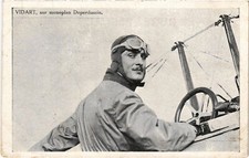 PC AVIATION PILOT AVIATOR VIDART MONOPLAN DEPERDUSSIN (a40856)