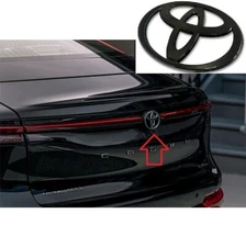 Rear Black Chrome Emblem for TOYOTA CROWN Crossover T Badge AZSH35 TZSH35 NEW