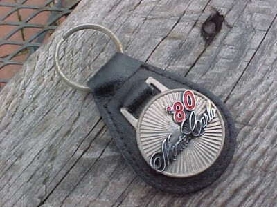 1980 '80 CHEVY MONTE CARLO LEATHER KEY FOB VINTAGE NOS CUSTOM-MADE HI ...