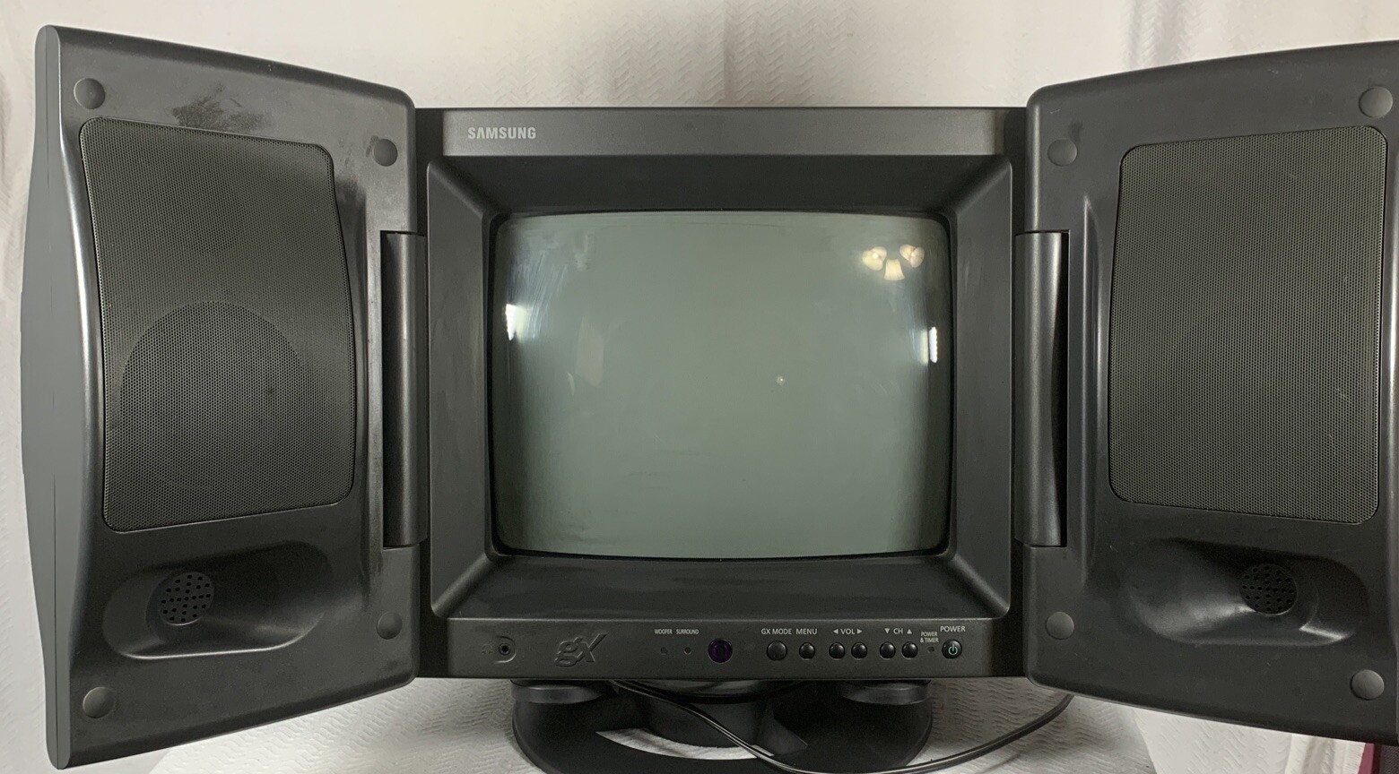 Vintage RARE Samsung GX Gaming TV GXE1395 Right Speaker Not Working