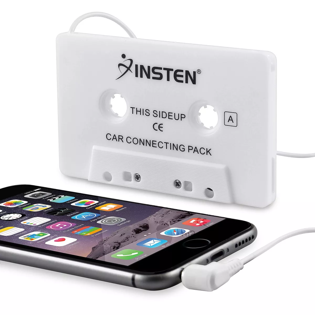 Cassette Aux Adapter For Car iPhone 3.5mm Audio Tape MP3 Player