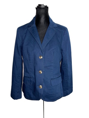 L.L Bean Bridgton Blazer Twill Blue 