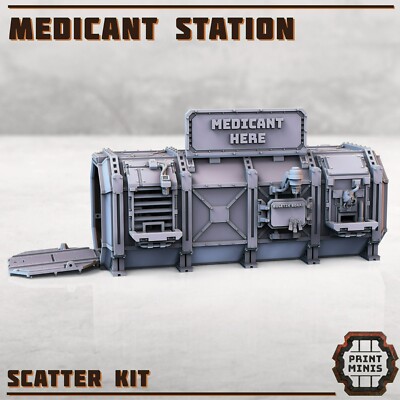 Medical Station Medicant Container Module Medic Heal Buildings Scatter Terrain S