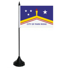 Tischflagge Park Ridge City (Illinois) Tischfahne Fahne Flagge 10 x 15 cm