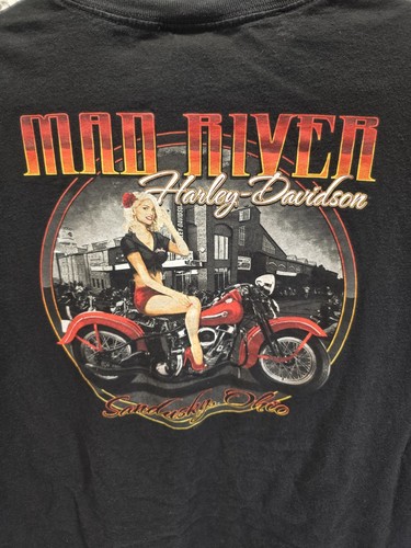 Harley Davidson T Shirt Mens 4XL Mad River Sandusky OHIO, SEE PICS! - Picture 6 of 7