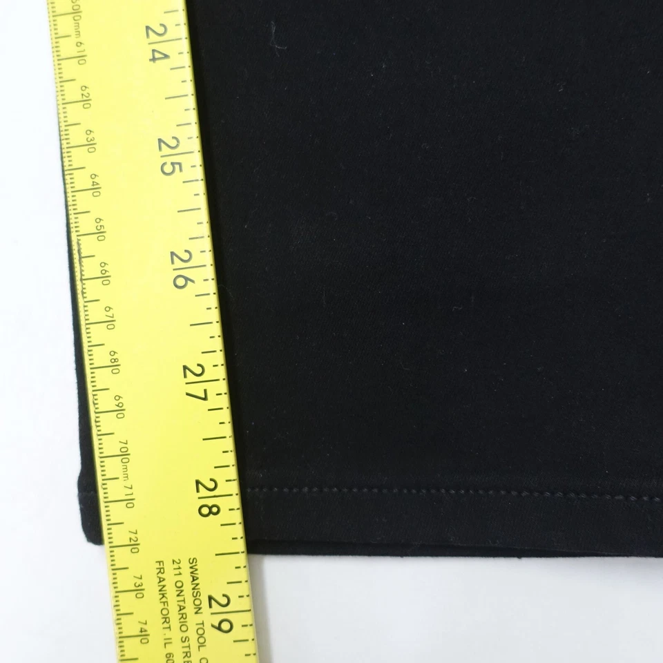 A.N.A A New Approach Jeans Women 12 Black Denim Mid Rise Jegging Stretch Zip Fly - Image 2 of 4