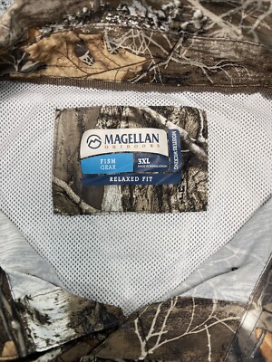 Chemise De Pêche Magellan Mag Wick - Real Tree Camo - Homme Taille S - Occasion