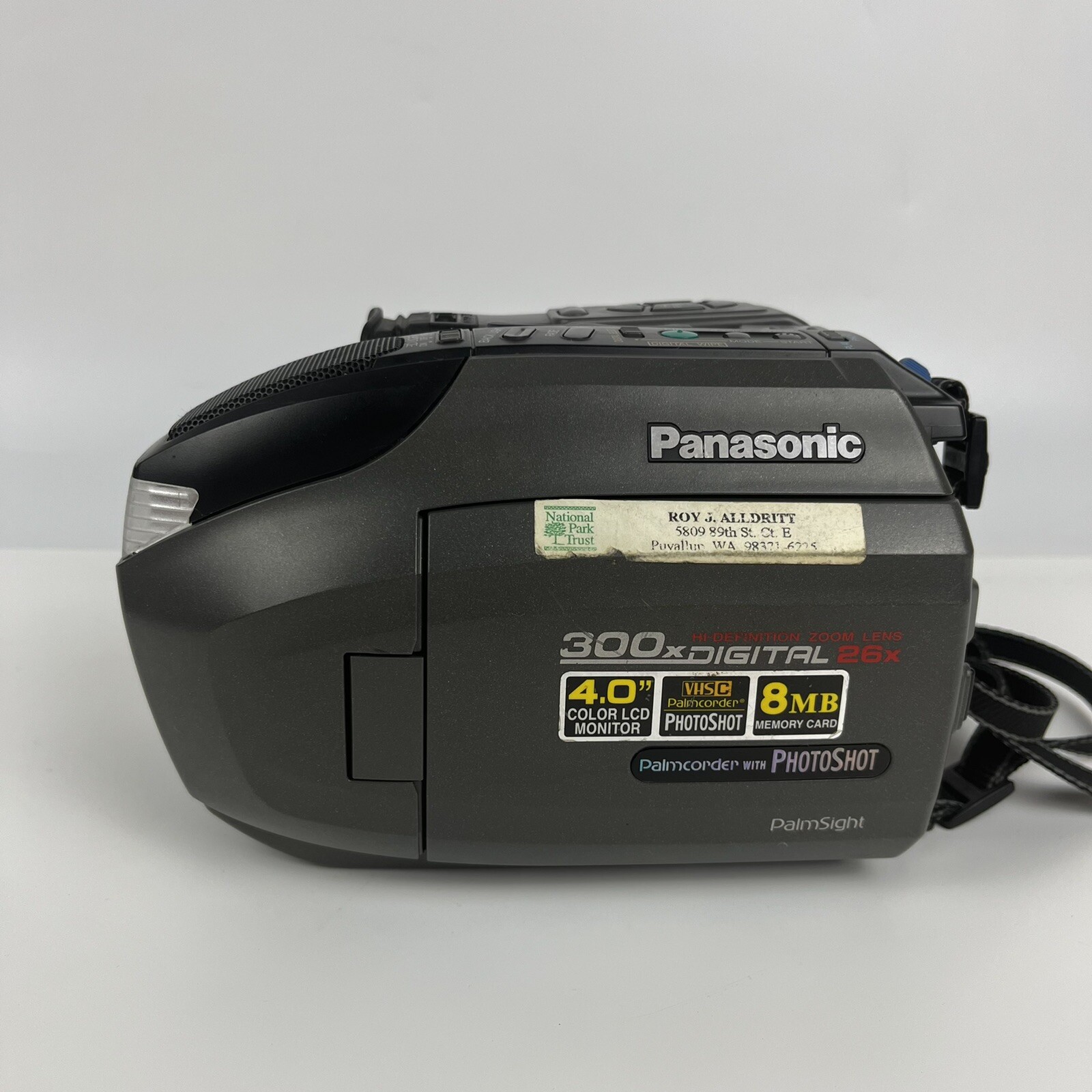 Panasonic Palmcorder PVL750D VHSC VCR Camcorder Photoshot PalmSight