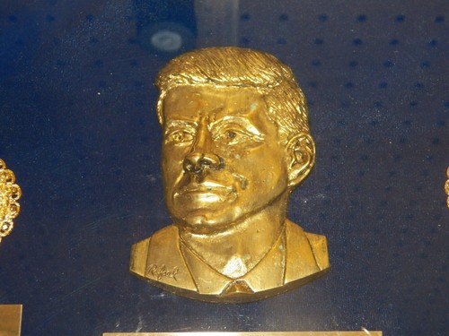 JOHN F. KENNEDY Gedenkmünzensatz 24K vergoldet Plakette zertifiziert 250/2000 - Bild 7 von 8