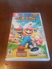 MARIO Plus Rabbids Kingdom Battle - (Nintendo Switch 2017) Case & Cartridge Only