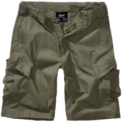 Brandit Kids BDU Shorts Childrens Cargo Hiking Durable Ripstop Walking Olive
