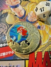 THE LITTLE MERMAID GOLD METAL COIN CARD M100 CARTE MEDAL PIECE #1 ARIEL NEW MINT