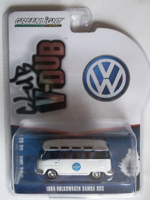 Greenlight 36020 - Club V-Dub - 1964 Volkswagen Samba Bus - 1/64 Scale NEW