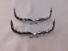 Nos Oem Ford 1969 1970 Galaxie 500 Roof Side Wreath Emblems Ornaments Ltd Trim