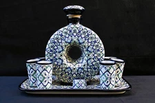 Handmade Whiskey Decanter SET  9 Pieces, Elegant Gift for Christmas