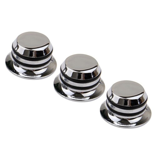 Electric Guitar Knobs Volume Tone Speed Control Dome Chrome Plated