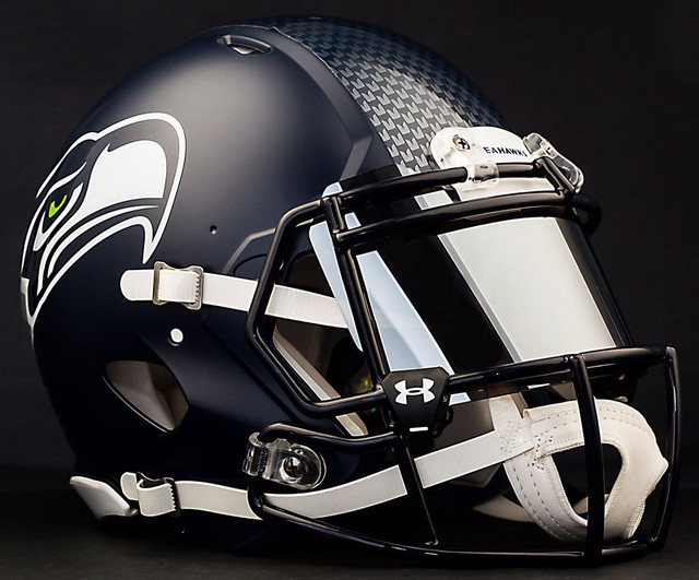 SEATTLE SEAHAWKS THROWBACK 19832001 RIDDELL NFL FOOTBALL MINI HELMET