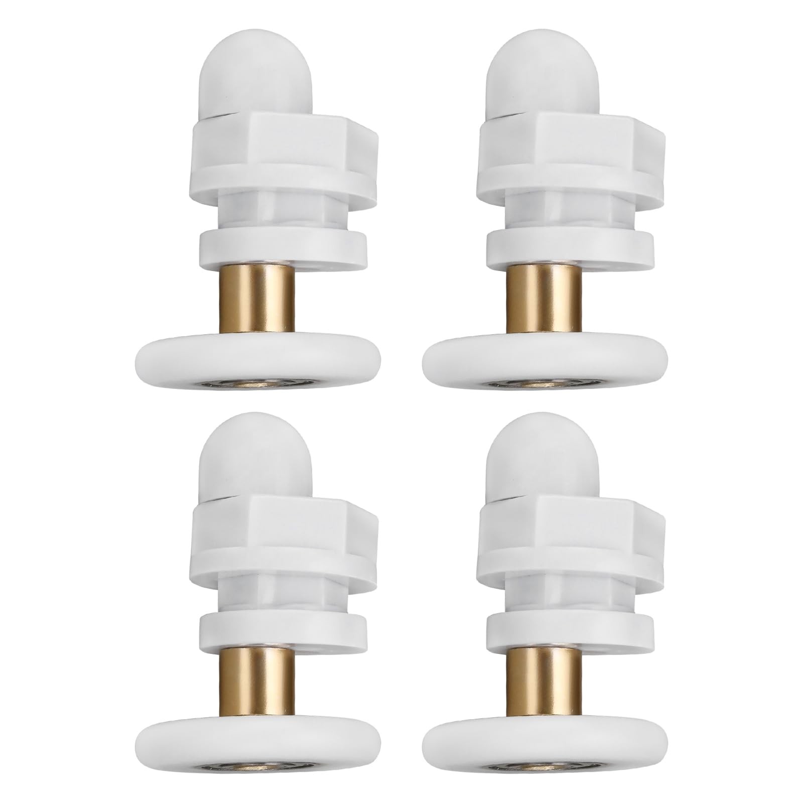 Roulettes de douche de 29 mm lot de 4 poulies à arc pour porte coulissante