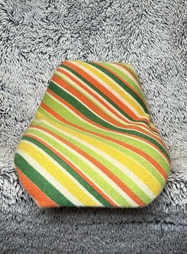 Vtg 1977 Barbie Dream House Furniture Orange Base Green Striped Chair USA Made