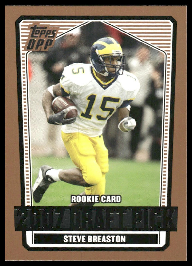 Steve Breaston Topps Draft Picks & Prospects #123 Base