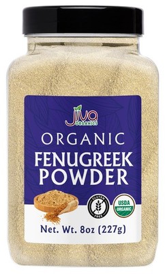 Organic Fenugreek Powder 8oz Jar - Gluten Free, Non-GMO, Methi Powder, Pure,...